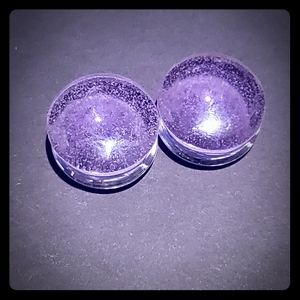 1 inch violet glass plugs